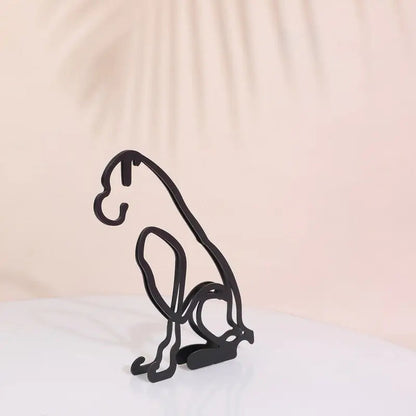 Avelena | Minimalistische Hundekunstskulptur