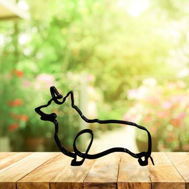 Avelena | Minimalistische Hundekunstskulptur