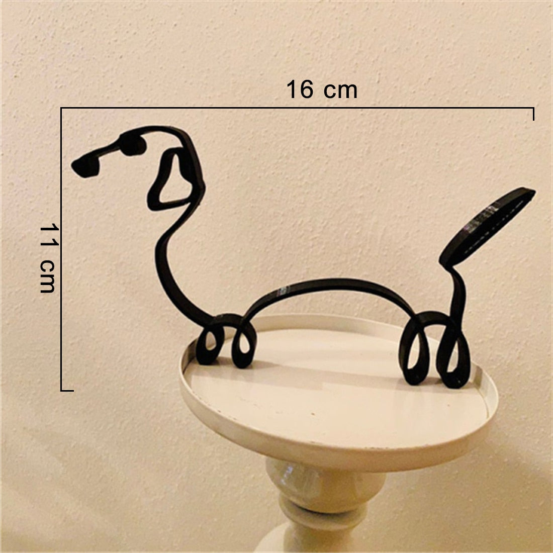 Avelena | Minimalistische Hundekunstskulptur