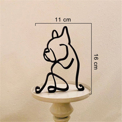 Avelena | Minimalistische Hundekunstskulptur