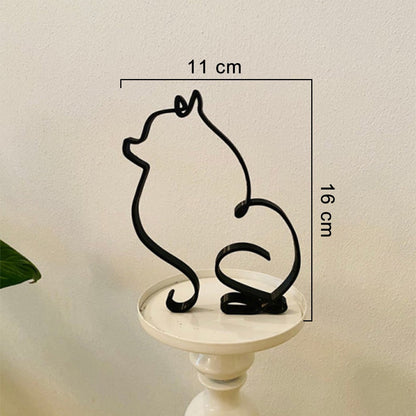 Avelena | Minimalistische Hundekunstskulptur