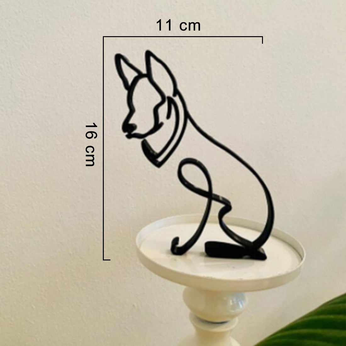 Avelena | Minimalistische Hundekunstskulptur
