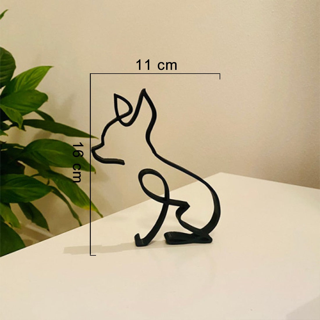 Avelena | Minimalistische Hundekunstskulptur