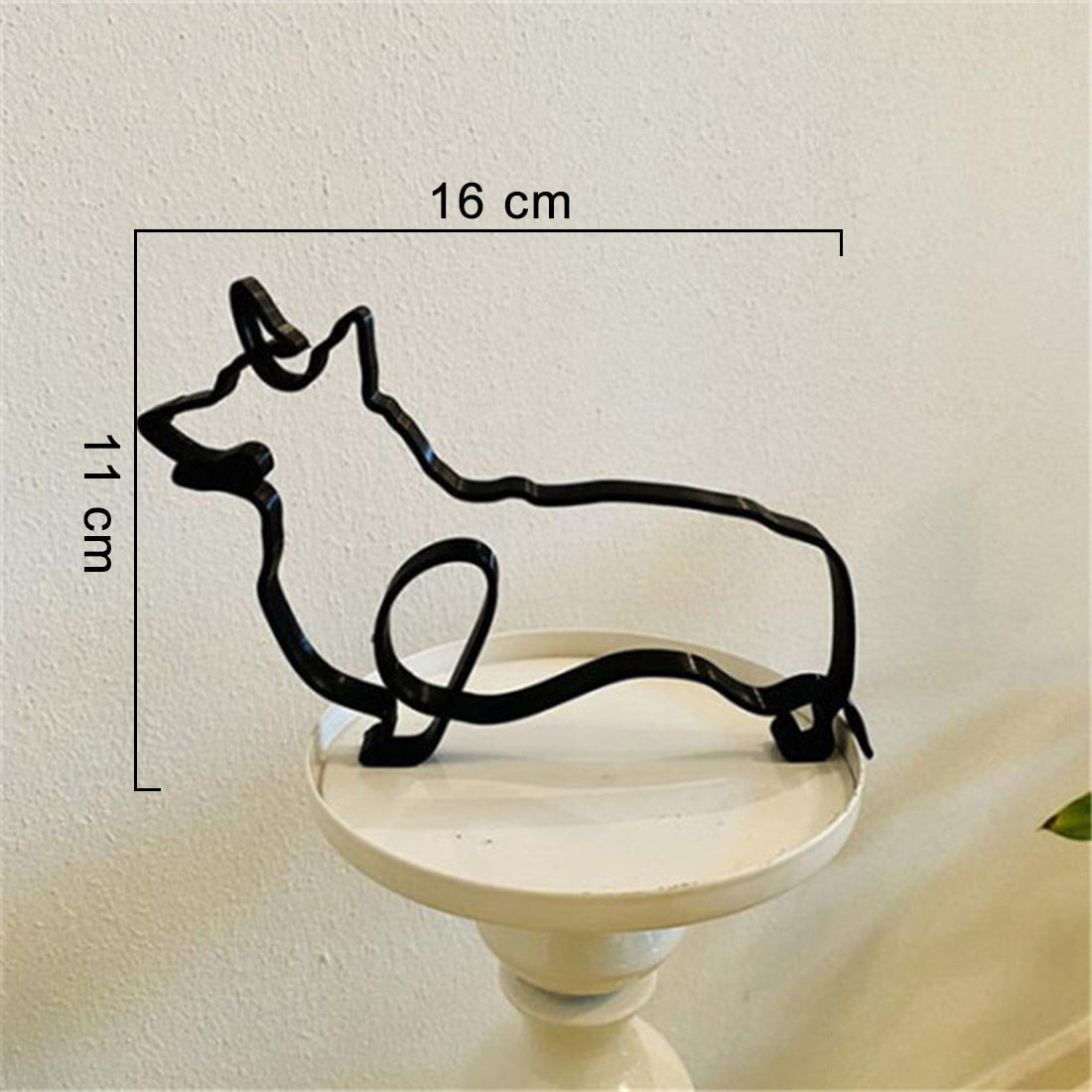 Avelena | Minimalistische Hundekunstskulptur