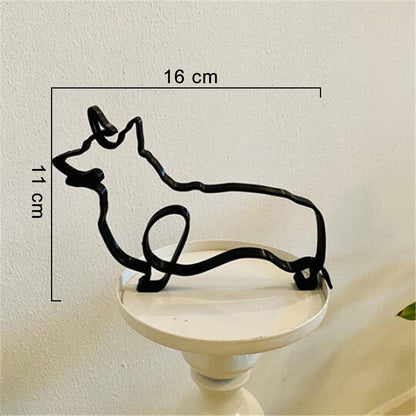 Avelena | Minimalistische Hundekunstskulptur