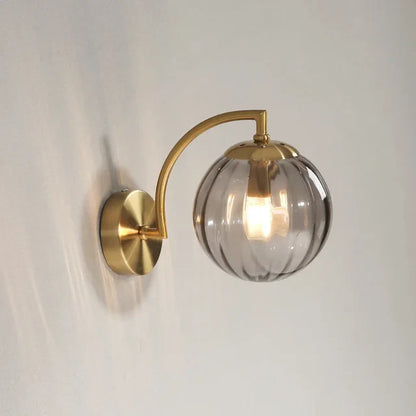 Moderne LED-Wandlampe aus farbigem Glas, nordische minimalistische Wohnzimmer-Schlafzimmer-Wandleuchte, Esszimmer-Küchen-Innenleuchte