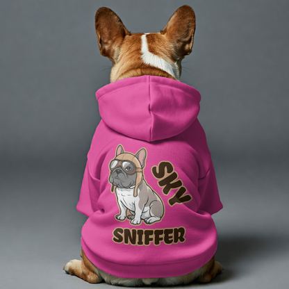Avelena | Sky Sniffer Personalisierte Französische Bulldoggen Hoodies Mit Lustigen Sprüchen – Stylisch, Gemütlich Und Premium 100% Baumwolle