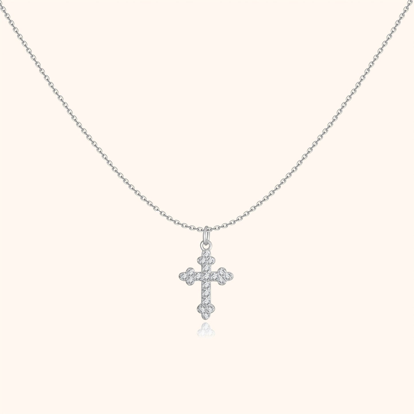 Avelena | Stylische Halskette mit Kreuz Clémence
