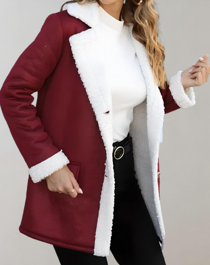 Avelena | Stylische Fleece-Winterjacke