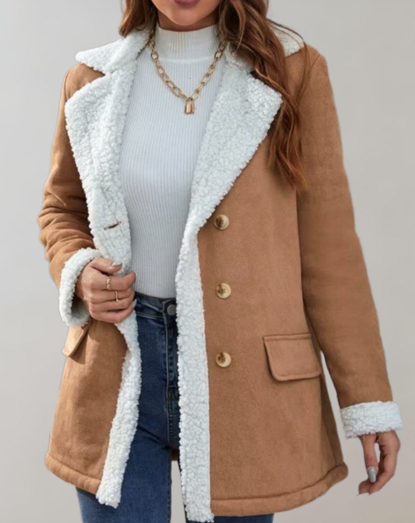 Avelena | Stylische Fleece-Winterjacke