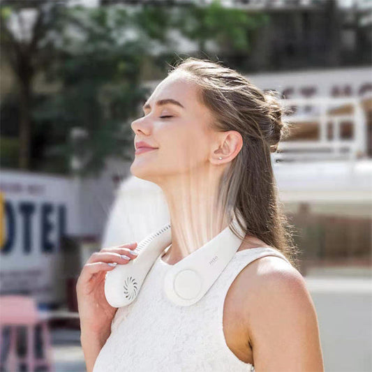 Avelena | Tragbarer Hands-Free Nackenventilator mit 360° Luftstrom & Langer Akkulaufzeit