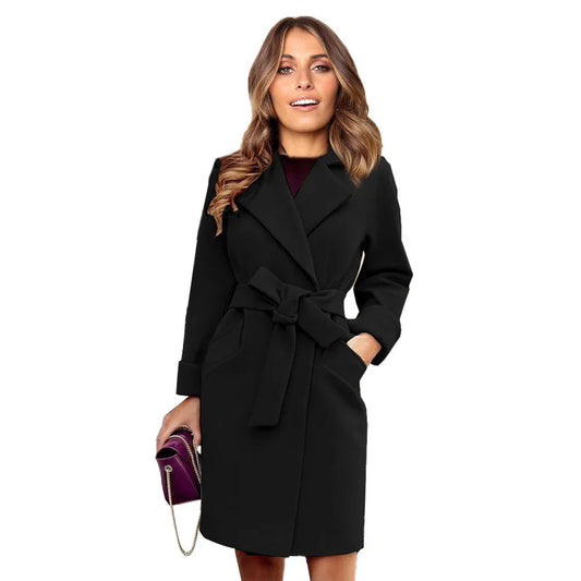 Avelena | herbst-winter trenchcoat lange jacke