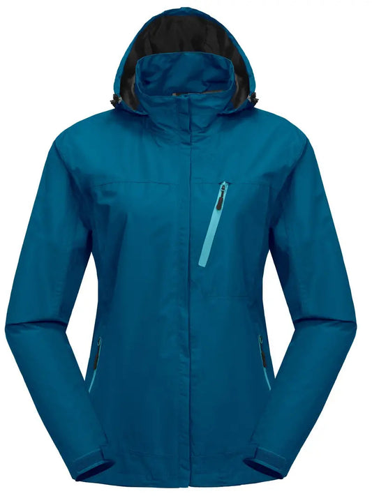 Avelena Outdoor Wasserdichte Skijacke mit Kapuze für Damen | Perfekt für Outdoor-Aktivitäten