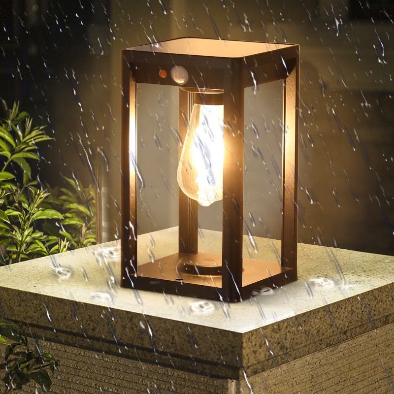 Avelena | PillarGlow - Energiesparende Solar-Außenlampe
