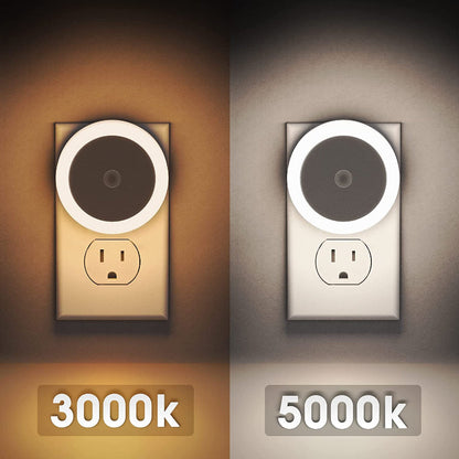 Avelena | Nachtlichter Stecker in die Wand [4Pack], Nachtlicht mit Lichtsensoren, LED Nachtlicht für das Kinderzimmer, Baby Nachtlicht, Badezimmer Nachtlicht, Treppenlichter, Flurlicht