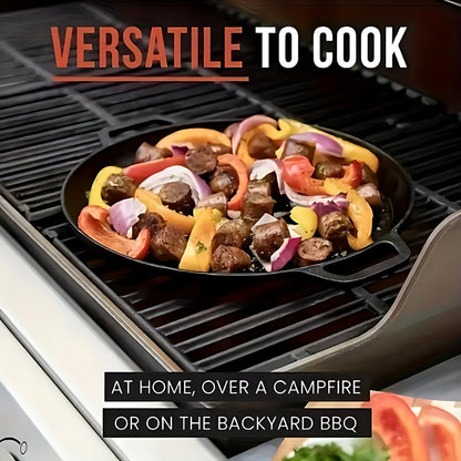 Avelena | Antihaft-Gusseisen-Grillpfanne