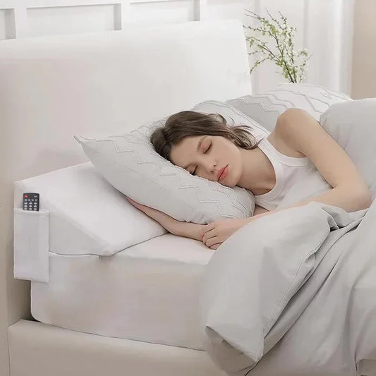 Avelena | Abstandshalter Keilkissen | Verstellbare Höhe, kompaktes Design & ideal für Einzel-, Queensize-, Kingsize-Betten und Sofas