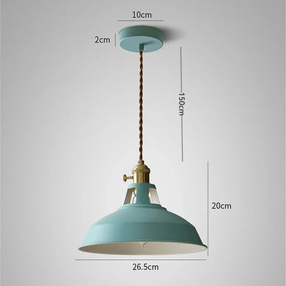 Avelena | Nordische industrielle Led Pendelleuchte Retro