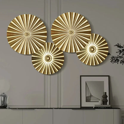 Avelena | Nordischer Gold-Wandbehang