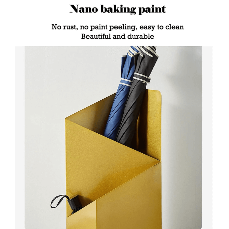 Avelena | DripFrame Regenschirmständer mit Tropfschale – Skandinavischer minimalistischer Metall-Regenschirmhalter