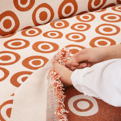 Avelena | Circa Bloom Muster Chenille Sofaüberwurf