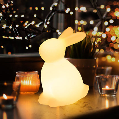 Avelena | Zeitgenössische kreative Rabbit PE LED Tischlampe für das Schlafzimmer