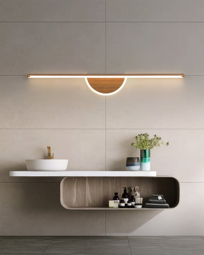 Avelena | Moderne Wandlampe aus Holzbogen