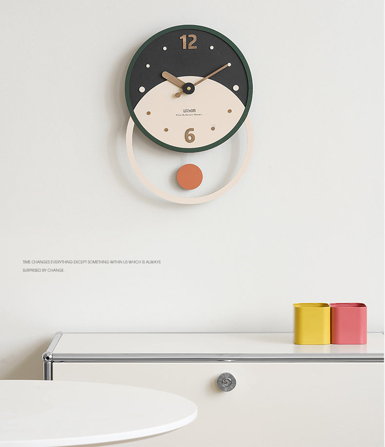 Avelena | Nordic Minimalist Wanddekoration Uhr für das Wohnzimmer