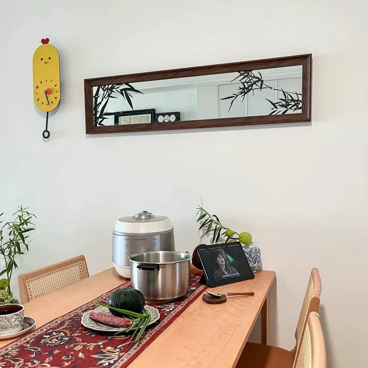 Avelena | Niedliche Huhn Kinderzimmer stille Wanduhr