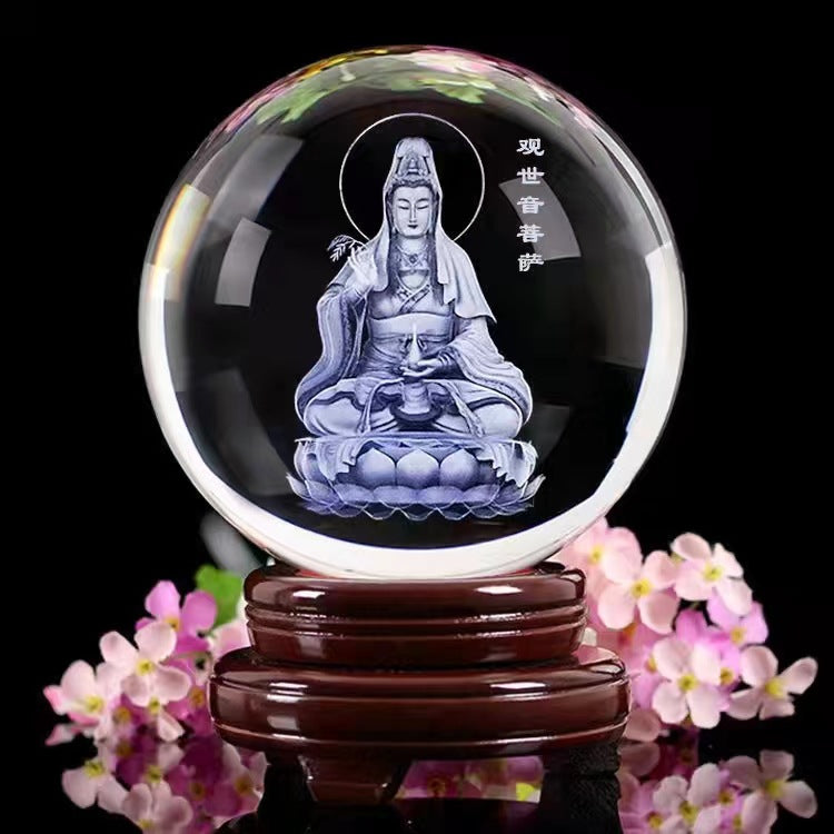 Avelena | Leuchtende Mondkristallkugel