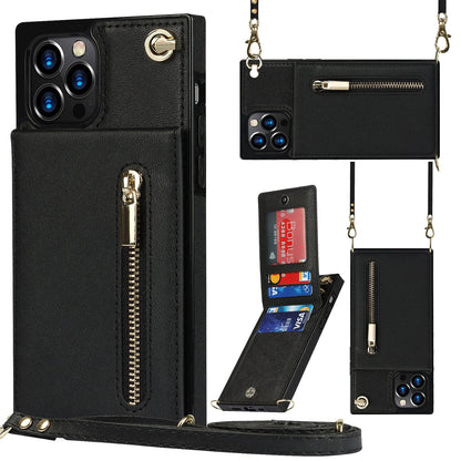 Avelena | 3in1 Handyhülle mit Karten und Münzfach Umhänge Tasche