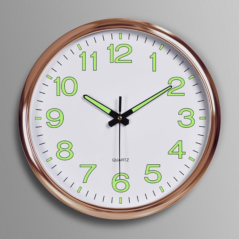 Avelena | Stille Klassenraum Uhr 30 Cm Geräuschlos & Beleuchtet Zeit