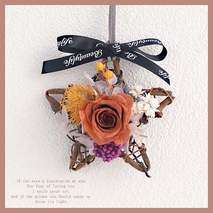 Avelena | Farbige Konservierte Blumen Diy Kits Für Kreative Auto Dekorationen