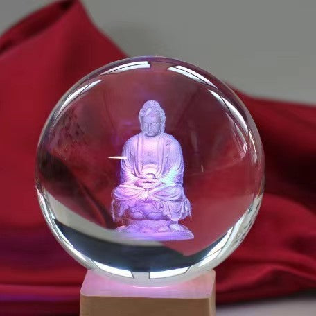 Avelena | Leuchtende Mondkristallkugel