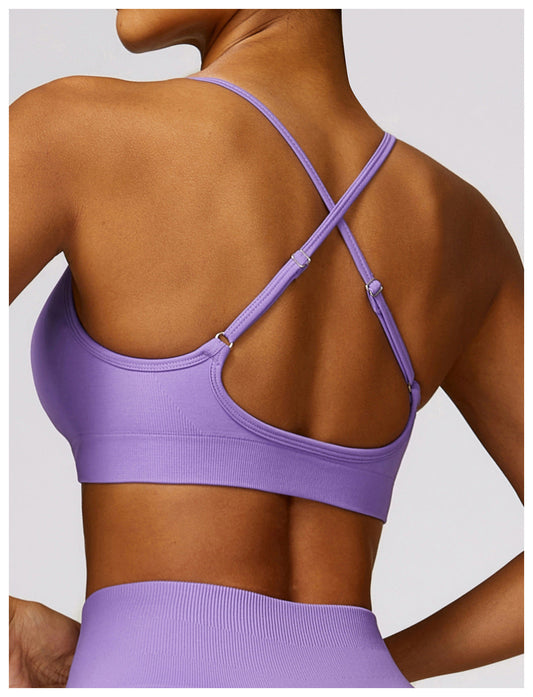 Gym Outfits | Nahtloses Crossback Sport-Bra