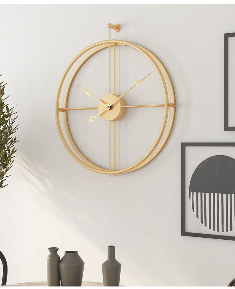 Avelena | Nordic Minimalist Große Stille Wand Uhr 20 Zoll