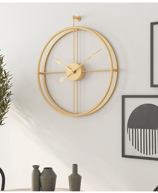 Avelena | Nordic Minimalist Große Stille Wand Uhr 20 Zoll