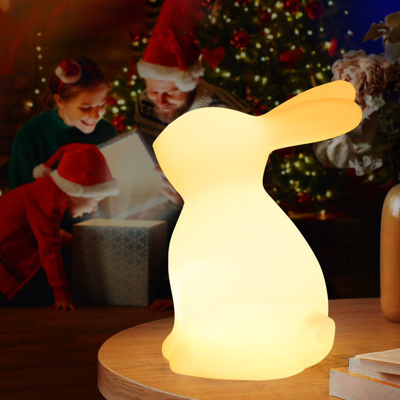Avelena | Zeitgenössische kreative Rabbit PE LED Tischlampe für das Schlafzimmer