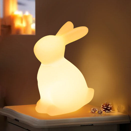 Avelena | Zeitgenössische kreative Rabbit PE LED Tischlampe für das Schlafzimmer