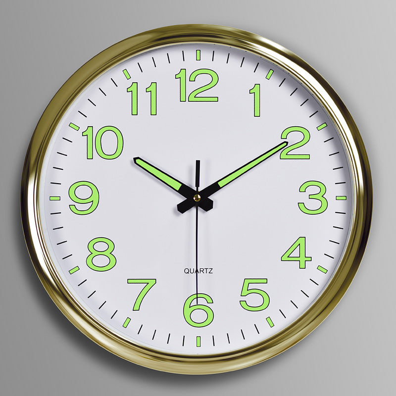 Avelena | Stille Klassenraum Uhr 30 Cm Geräuschlos & Beleuchtet Zeit