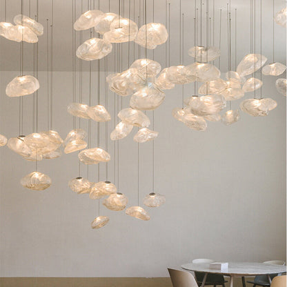 Avelena | CloudNova Glas Pendelleuchte | Modernes Design | Einzigartiger Wolken-Look | Stimmungsvolle Beleuchtung