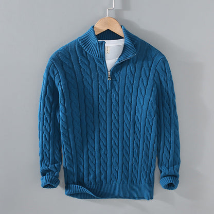 Avelena | Pullover mit Halbem Reißverschluss für Herren