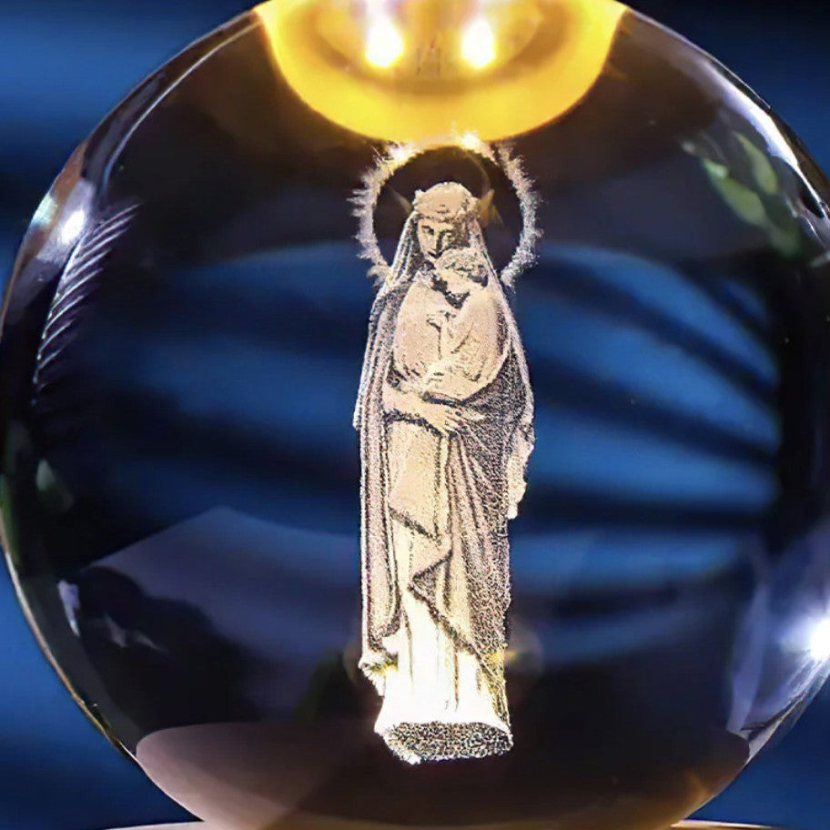 Avelena | Leuchtende Mondkristallkugel