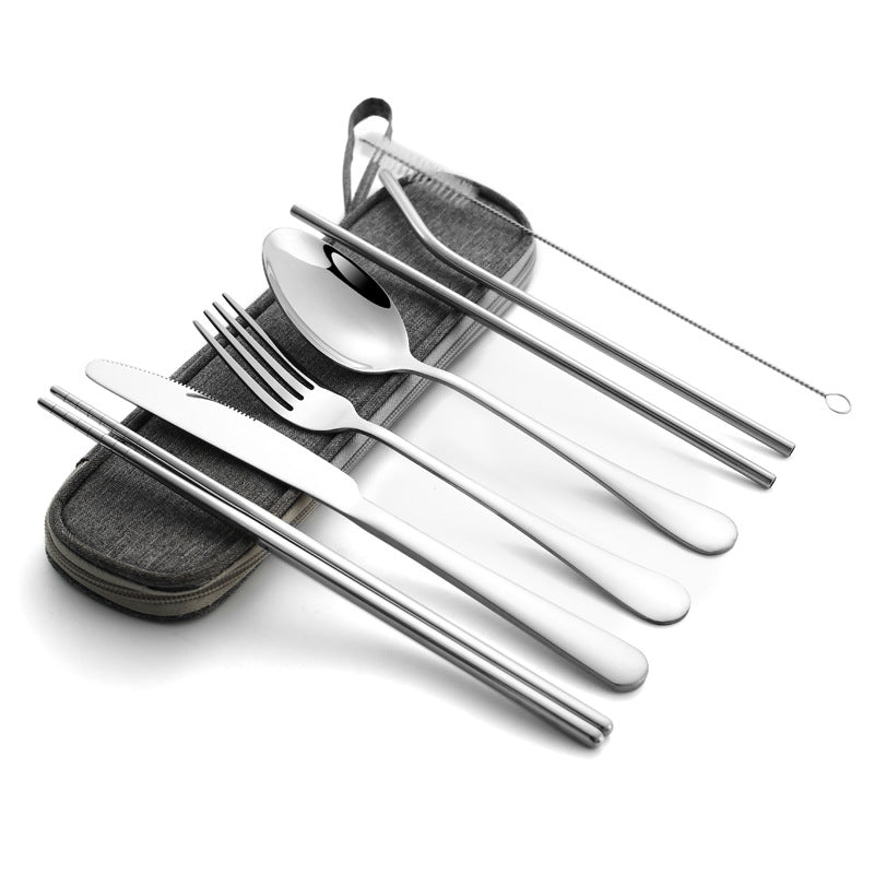 Avelena | Edles Reise Besteckset - Reisen, Campen, Picknick