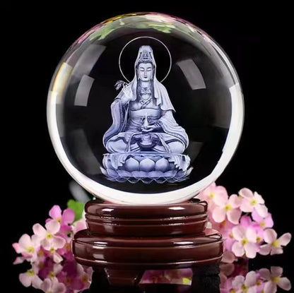 Avelena | Leuchtende Mondkristallkugel