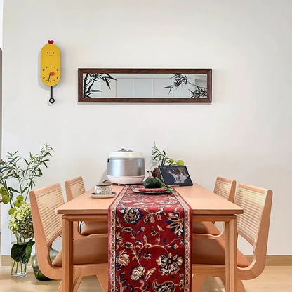 Avelena | Niedliche Huhn Kinderzimmer stille Wanduhr