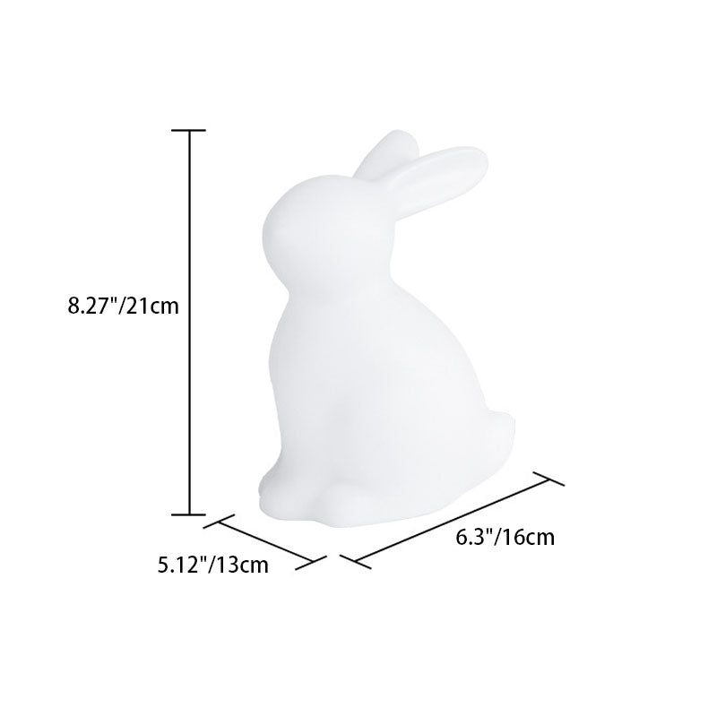 Avelena | Zeitgenössische kreative Rabbit PE LED Tischlampe für das Schlafzimmer