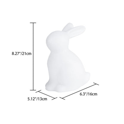 Avelena | Zeitgenössische kreative Rabbit PE LED Tischlampe für das Schlafzimmer