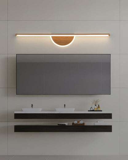 Avelena | Moderne Wandlampe aus Holzbogen