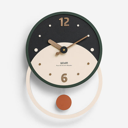 Avelena | Nordic Minimalist Wanddekoration Uhr für das Wohnzimmer